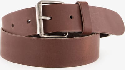 Leren heren riem bruin - Maat 85