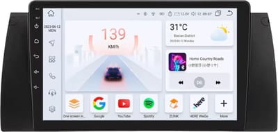 Autoradio met bluetooth - Carplay - Voor BMW 5-Serie E39 , E53 X5 & M5 (1995-2003) - Geschikt voor Apple en Android - Stereo - Navigatie - Navigatiesysteem auto - 4GB 32GB
