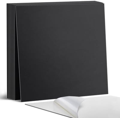 Coloray Plaktegels - Zwart Portugese Tegels - 30 cm x 30 cm - Zwart Plaktegels - 9 stuks - Vierkant PVC Tegels - Plaktegels Keuken - Zelfklevende Vloertegels - Vinyltegels Vloer Zelfklevend - Zelfklevende Tegels