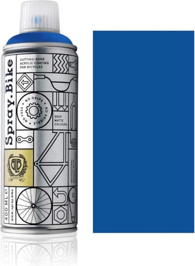 Spray.Bike Blauwe Fietsverf - London Collection 400ml Fiets Verf - Poedercoating voor fiets frames, ontworpen voor zowel amateur- als professioneel gebruik