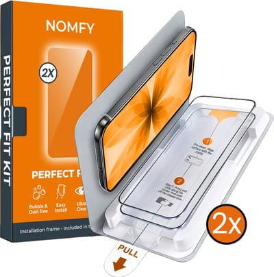 Screenprotector - Geschikt voor Apple iPhone 17 - 2 Stuks - Met Installatietray - Perfect Fit Kit - Beschermglas - Gehard Glas - Simpel Aanbrengen - Tempered Glass - Screen Protector - Case Friendly