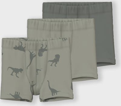 NAME IT NMMTIGHTS 3P AGAVE GREEN DINO NOOS Jongens Onderbroek - Maat 110