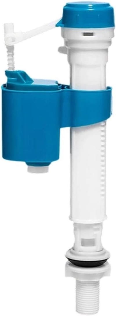 Vulklep Toilettank - Dubbele Spoelklep - Toilet Reparatie - Verstelbaar Niveau - 1 Stuk - Wit