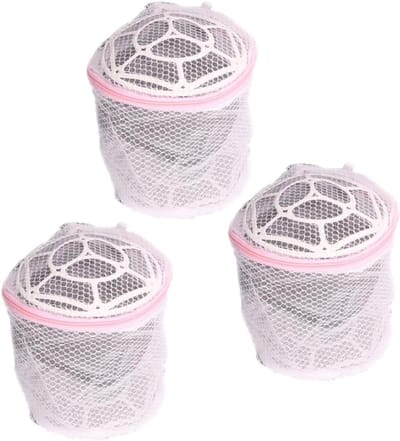 Wassen Beschermers - Net Tassen - Kleding Beschermen - Fijn Gaas - 3 Stuks - Wit