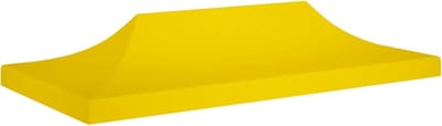 Tent Dak - Luifel Cover - Tuin Feest - Waterdicht Weerbestendig - 6 x 3 Meter - Geel