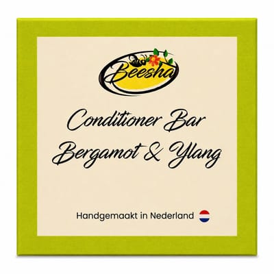 Beesha - Conditioner Bar Bergamot & Ylang - Vegan - Sulfaatvrij - Parabeenvrij - CG Proof