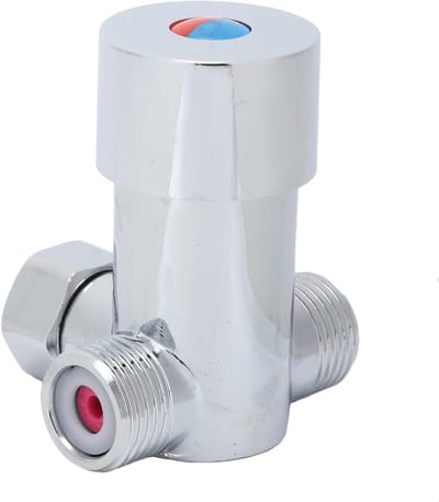 Thermostatische Mengklep G1/2 Messing 3-Weg Thermostaat voor Warm en Koud Water voor Bidet en Douche