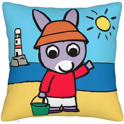 Housse de coussin Trotro Cartoon Kawaii Polyester Housse de coussin Décor Housse de coussin Anime Français Maison Dropshipping 45*45cm 40x40cm