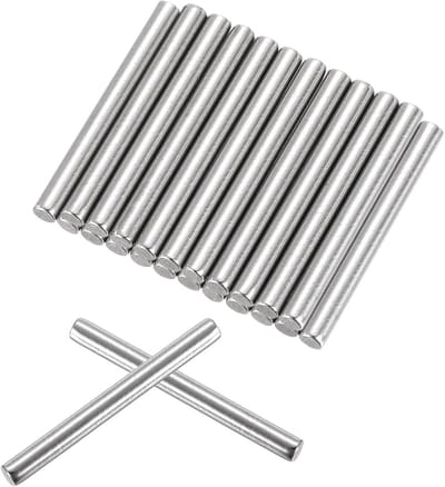 25 Stuks 3mm x 30mm Planksteunen, Verstelbare Plankondersteuning, RVS, Zilver, Ideaal voor Plankmontage en Meubelverbetering