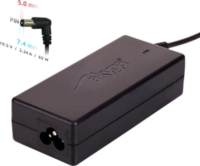 Akyga AK-ND-05 Serie - Notebook Netadapter - 19,5V/3,34A - 65W - 7,4x5,0mm + pin