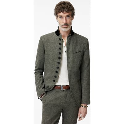 John Varvatos Woodward Jacket - Slim Fi Moss Green Size: 46 | Blazers Outlet | Heren | Groen