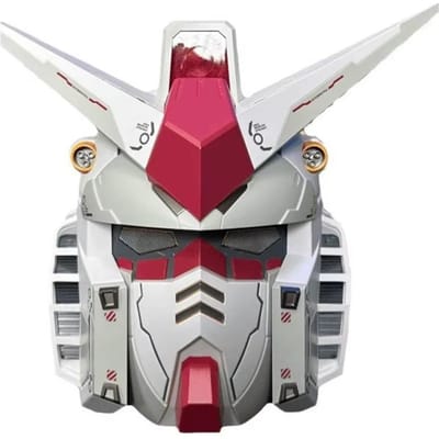 Rx-78-2 Ganso Yuanzu Stripboek Tentoonstelling Cosplay Helm Actiefiguren Draagbaar Lichtgevende Versie Bureau Ornament Trendy Speelgoed Perfect Cadeau gray