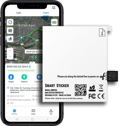 Onntag® GPS Sticker Ultradunne GPS Tracker