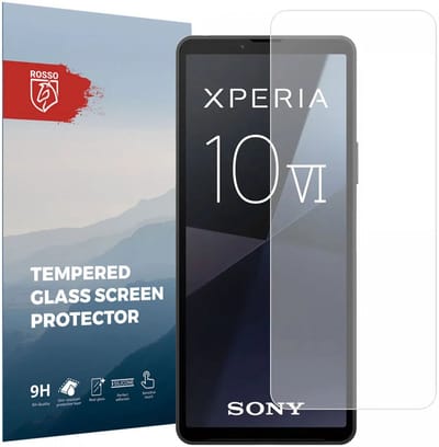 Rosso Screen Protector Geschikt voor Sony Xperia 10 VI | 9H Tempered Glass | Glasplaatje | Beschermlaag | Beschermglas | 9H Hardheid