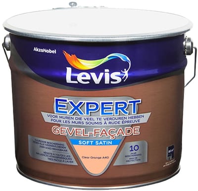 Levis - Expert Gevel Mix - Clear Orange A40 - Mengverf - 10 L