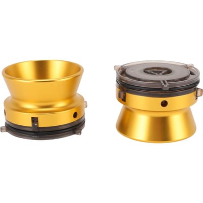 1 Paar NAB Hub Adapters Aluminiumlegering 1 4 10 Inch Opener Universeel Laadapparaat met Vergrendeling voor Spoel-op-Spoel Tape goud