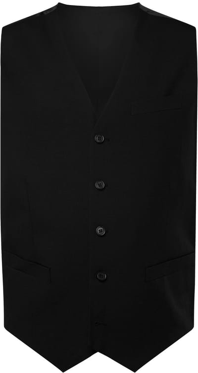 Men Plus - Heren - Vest mix & match Malaga - Zwart - Maat 52
