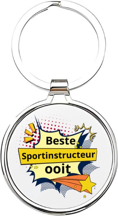 Akyol - de beste sportinstructeur ooit Sleutelhanger - Sport - de beste sportinstructeur - sportinstructeur - sport - instructeur - trainer - coach - instructrice - sporten - sporter - hulp bij sporten - training geven - 4 x 7,5 CM