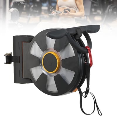 Vliegwieltrainer Fitnessapparaat - Indoor Gym - Full Body Workout - Compact Ontwerp - 329x93x383mm - Zwart