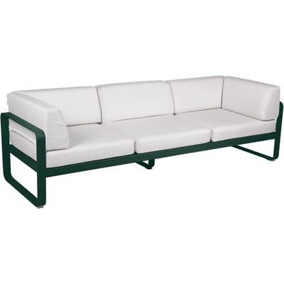 Fermob BELLEVIE club sofa 3 zits - 02 cedergroen - 81 witgrijs