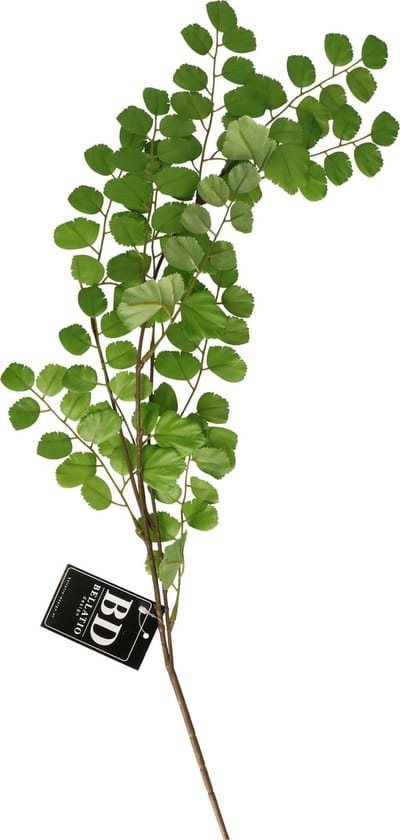 Bellatio Design Kunstbloem bladgroen tak Acacia - 90 cm - boeket opvulling - groen - kunst zijdebloemen