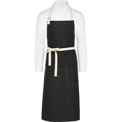 Contrasterend verzorgschort met pocket SG Accessories Bistro Santorini