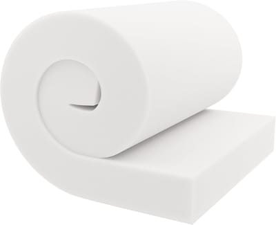 Polyurethaan Schuim - Zitkussen Vulling - Meubel Reparatie - 44 ILD Compressie - 15x76x244 cm - Wit