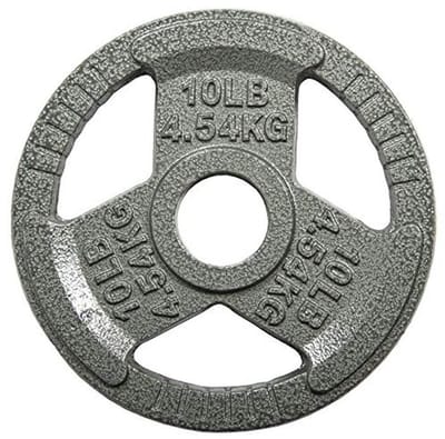 Halterschijf van gietijzer voor krachttraining en gewichtheffen - 4,5 kg