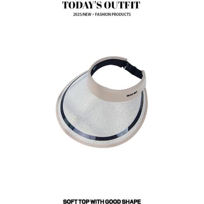 Nouveau Chapeau d'Été Adulte Extérieur Chapeau de Soleil Parent Enfant Chapeau de Soleil pour Femme Cache Visage Protection Solaire Haut-de-Forme white