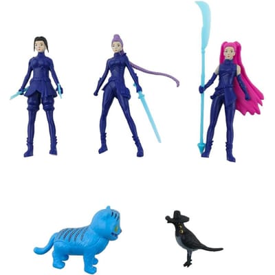 Anime Kpop demonenjagers Figuur Model Speelgoed Cartoon Gaming Randapparatuur Bureau Decoratie Verzamelfiguren Model Speelgoed Voor Kind Cadeau blue