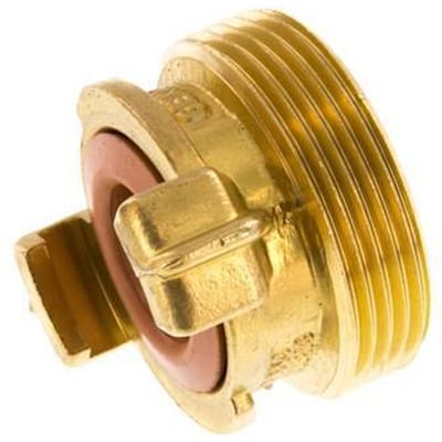 1 1/2'' Buitendraad Messing GEKA Tuinslangkoppeling KTW