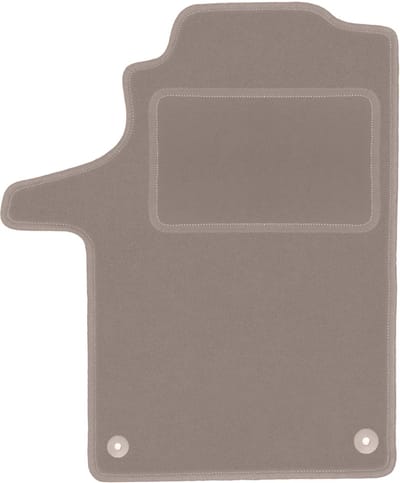 Beige bestuurdersmat voor: Toyota Corolla Verso II 7-zits (2004-2009)