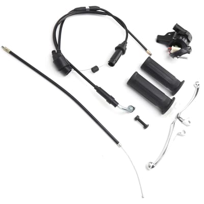 Gaskabel Handvat Remhendel Contactslot Kit Geschikt voor Yamaha YZinger 50PeeWee PW50 black