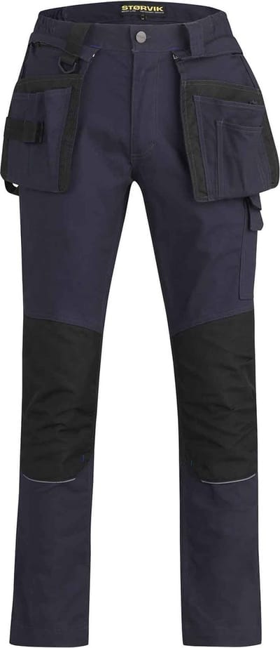STØRVIK Tim Stretch Werkbroek Heren & Dames - 97% Katoen - Maat 2XL - Donkerblauw