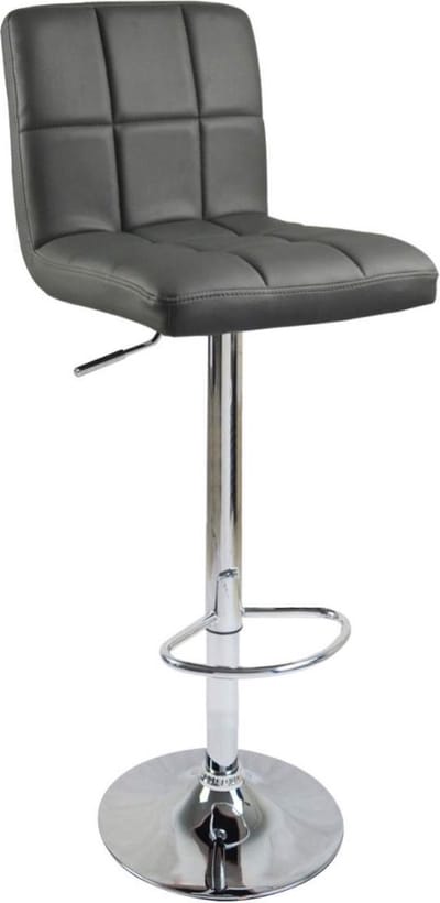 Barkrukken Set 82cm Wit - Hoge rugleuning, Ergonomisch en Zithoogte 60-82cm - Voor Eetkamer, Keuken en Woonkamer
