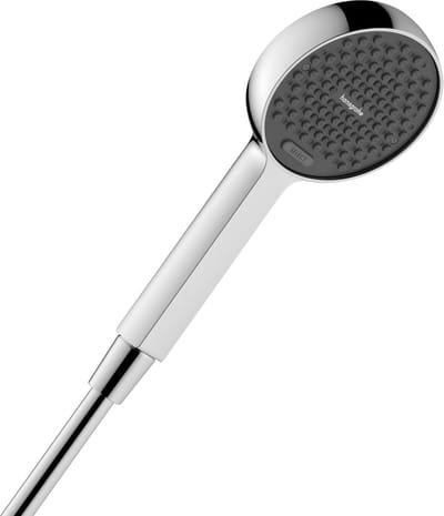 hansgrohe Activera S - Handdouche - EcoSmart waterbesparend - Select-knop bediening - 95mm - 2 straalfuncties - Mat Zwart