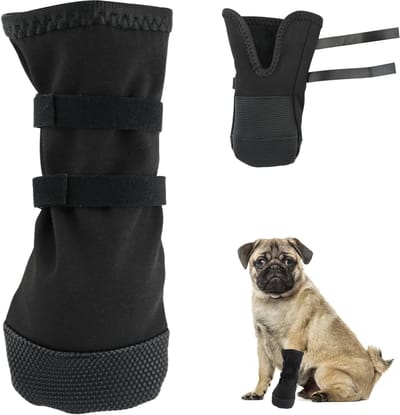 Schoenen, hondenschoenen, pootbescherming outdoor, hondensokken, antislip en likbescherming, hondenrecovery boots voor stoppen likken, grote honden, binnen en buiten, voor