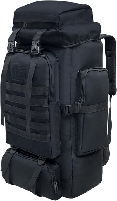 PromoHome 80 Liter Outdoor Rugzak - Waterdicht, USB-aansluiting, Verstelbaar Draagsysteem