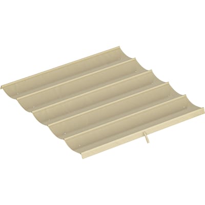 Outsunny dakzeil voor Arbor 3x3 m-canvas Retractable Arbor slechts 250 x cm beige lichtgeel