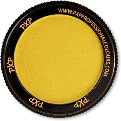 PXP Professional Colours schmink geel 30 gram - Word geleverd in kartonnen doosje, niet in envelop ivm beschadiging - Schminken verjaardag feest festival thema feest