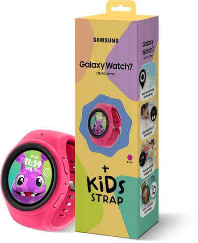 Samsung Galaxy Watch7 - 40 mm - E-simkaart - + Kids Band Pink