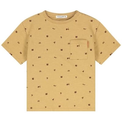 Prénatal peuter T-shirt - Jongens - Geel - Maat 86