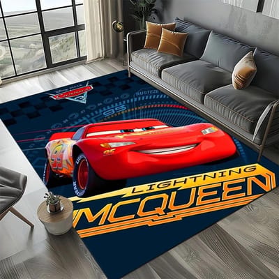 Auto's Disney Bliksem McQueen Cartoon Tapijt Slaapkamer Woonkamer Huis Bank Deurkleed Huisdecoratie Kind Groot Vloerkleed Cadeau 50x80cm