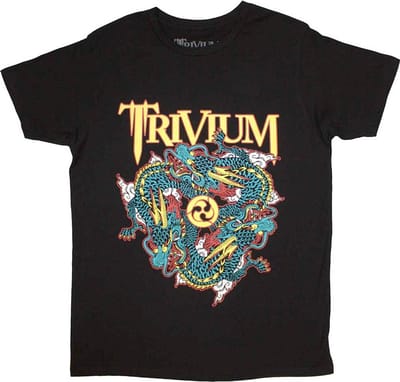 Trivium - Dragon Circle Pit Heren T-shirt - S - Zwart