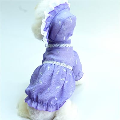 Lente Zomer Huisdier Chiffon Rok met Zonnehoed Dunne Huisdier Hond Kat Kleding Teddy Corgi Pomeriaan Yorkshire Kleine Middelgrote Hond Ins XXL
