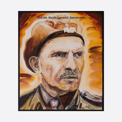Zeefdruk Airborne Collection - Polish Major-General Sosabowski