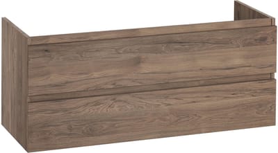 Ben Tendenza Wastafel Onderkast - 120x44.5x50 cm - Bruin - Badkamerkast - Wastafelmeubel met Uitsparing