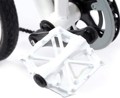 Fietspedalen 1 paar duurzame aluminium antislip pedalen voor mountainbike en racefiets (wit)