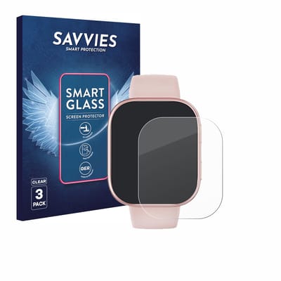 3 Stuks Savvies Screenprotector - geschikt voor Mingtawn T8 1.83" - beschermfolie glas transparant