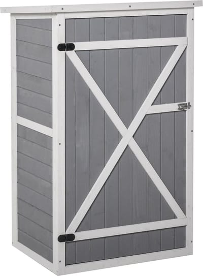 Tuinkast - Tuin opberger - Tuinberging - Tuinschuur - Opbergkast - 75 cm x 56 cm x 115 cm